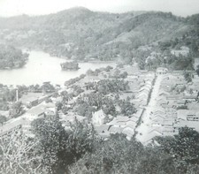 Unknown Village/Town/City, c1900 Magic Lantern Glass Slide