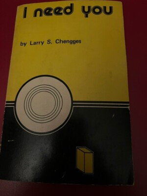 #ad I Need You by Larry S. Chengges 1974 Poetry for Young Lovers $24.99