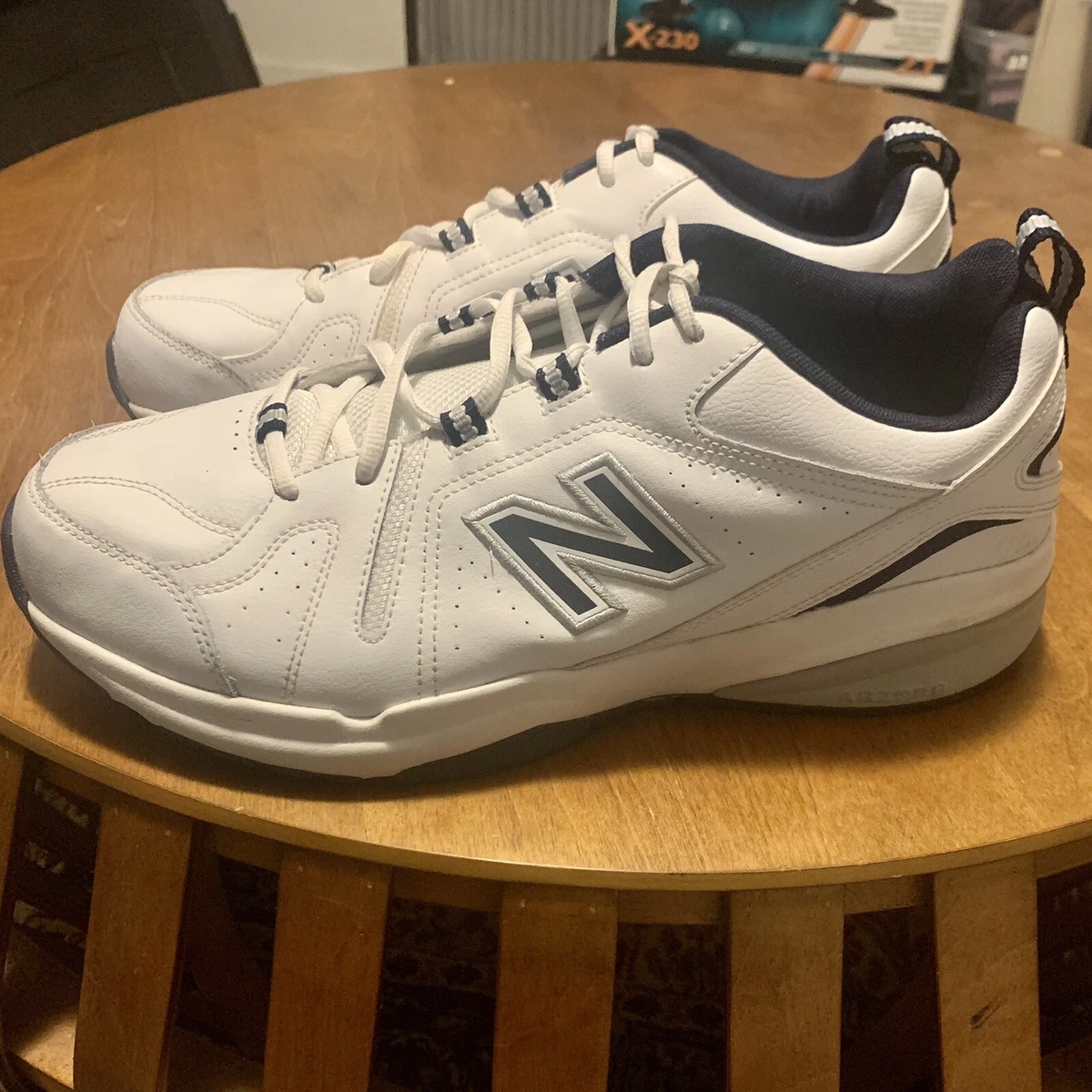 New Balance 608v5 2E Wide White Navy for Sale | Authenticity 