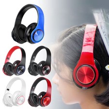 Wireless Bluetooth 5.1 Headphones Noise Cancelling Over-Ear Stereo Earphones JQ