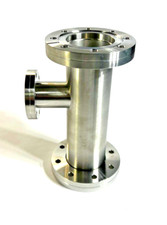 Conflat Flange (CF) Reducer Tee rotatable flange 4.5" to 2.75" DN63CF to DN40CF