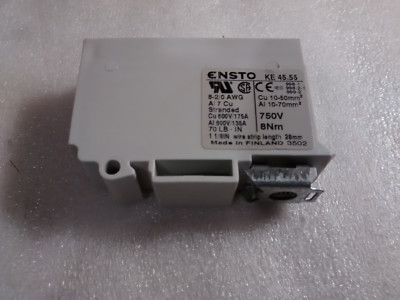 ENSTO KE 45.55 8-2/0 AWG Lug Connector Terminal Block - Fast Shipping