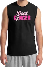 Buy Cool Shirts Breast Cancer T-shirt Beat Cancer Muscle Tee