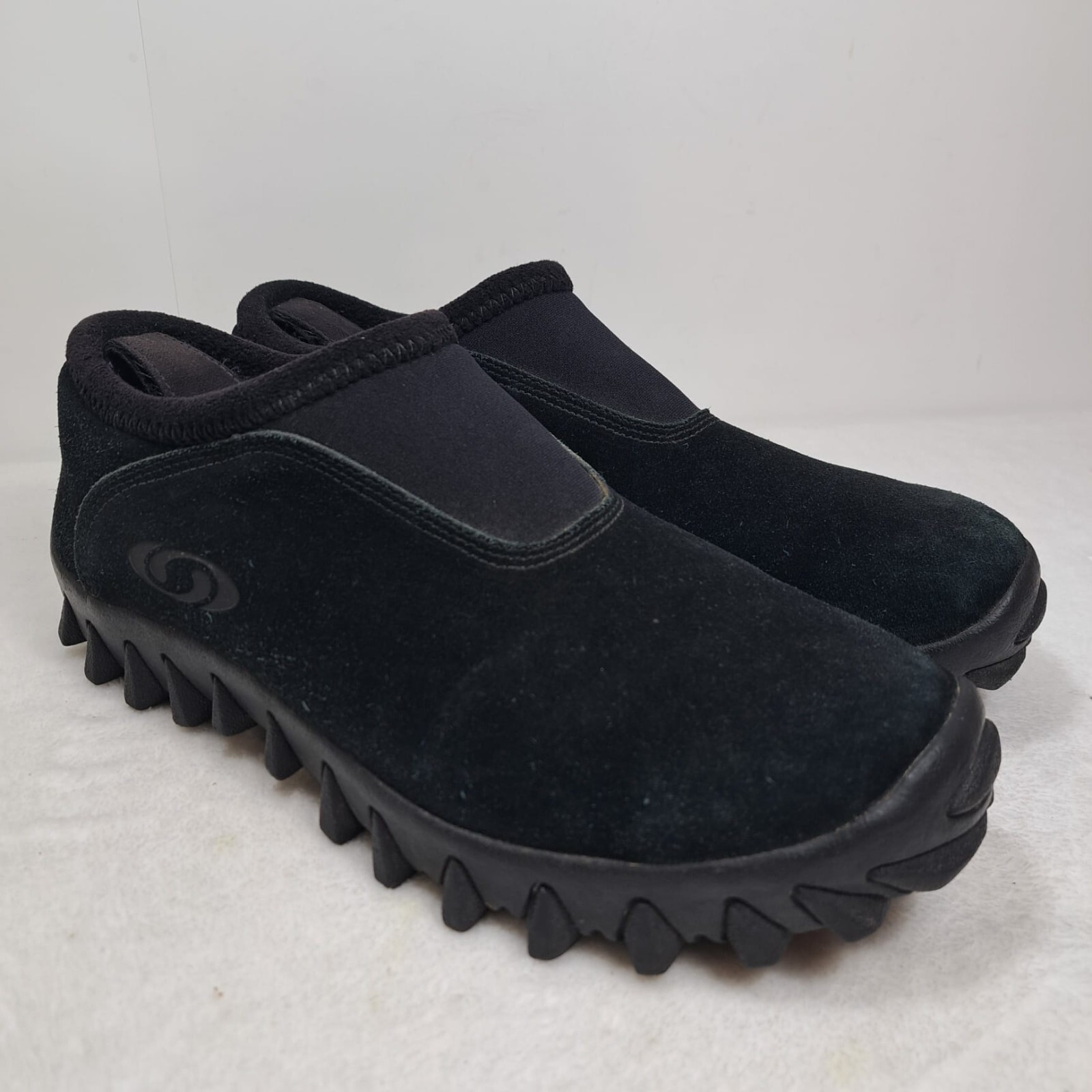 Men's Salomon Contagrip CX Insulated Suede Slip-On Snow Hiking Boots Size 11