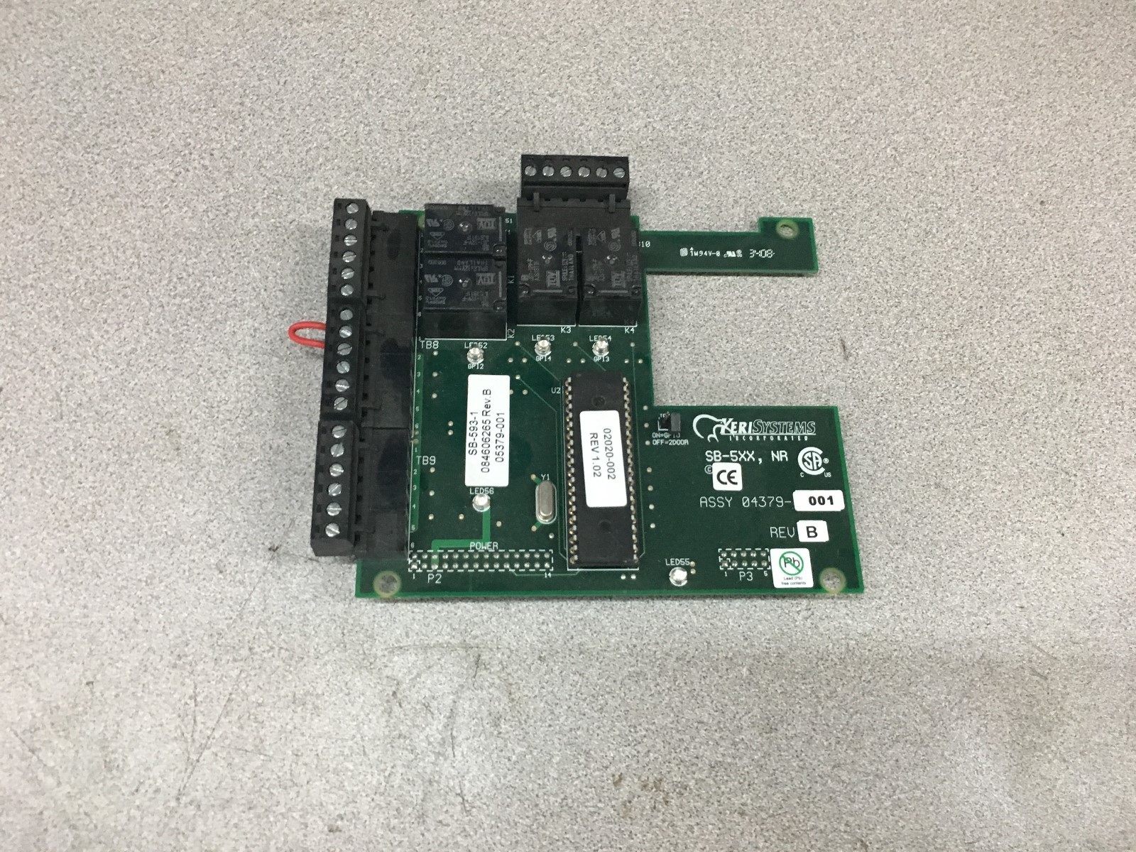 Keri Systems Access Control Satellite Board Sb-593-1 for sale online | eBay