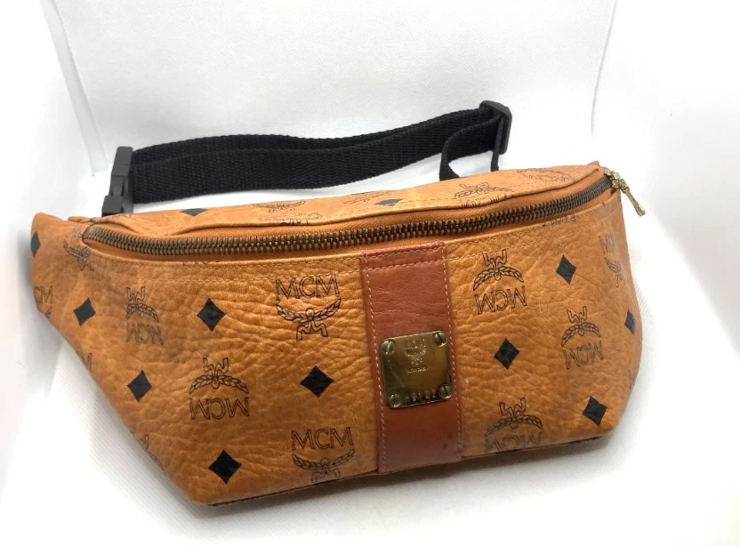 Mcm waist shop pouch