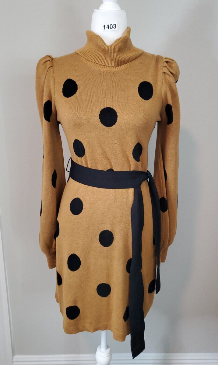 polka dot knit dress Strapless Knit Polka Dot Dress