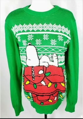 snoopy light up christmas sweater