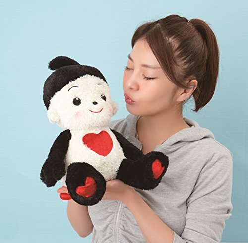 The heart grows! Primopuel Black Talking Plush Doll (Battery