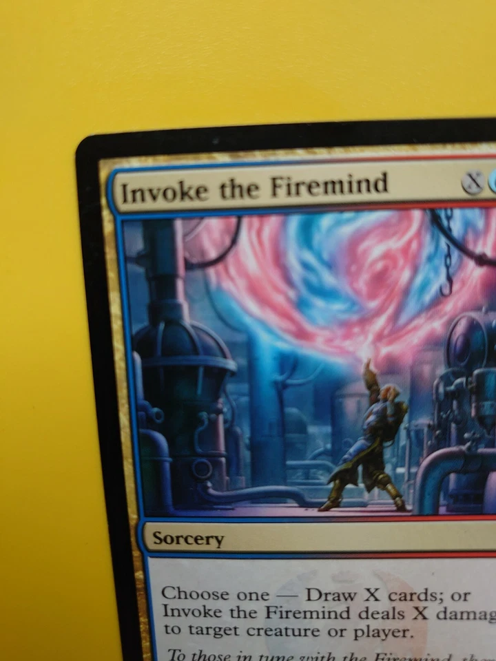 MTG Card. Invoke the Firemind Guildpact rare sorcery - Image 3 of 4