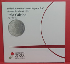 Divisionale 2023 Italo Calvino  FDC con errore di conio