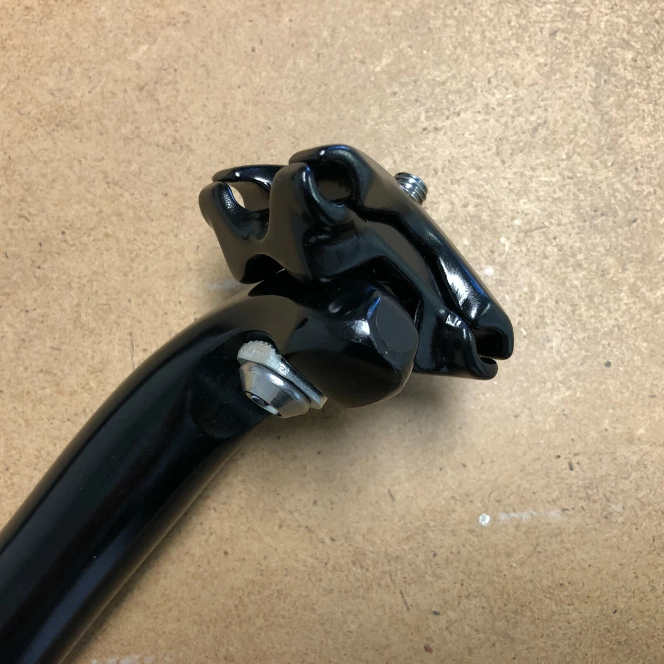 New KALLOY Bike Bicycle Alloy Seat Post 25.4-27.2mm Length 350mm No Logo Black - Image 2 of 2