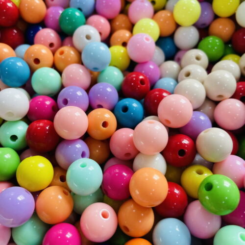 6mm - 30mm round spherical acrylic beads choice of colours, sizes jewel making - Picture 19 of 30