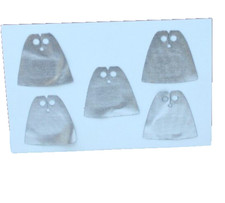 Set of 5 Handmade Silver Capes Compatible with Lego Action Minifigures