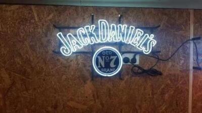 US STOCK Whiskey Neon Sign Light Lamp Beer Bar Wall Decor Glass Artwork 24''x15''