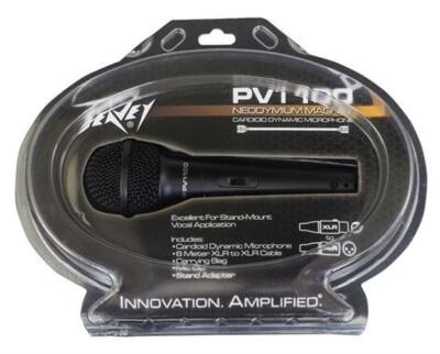 Peavey PVi 100 Dynamic Cardiod Microphone with XLR Cable