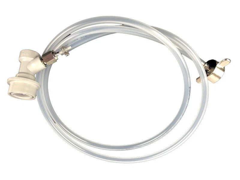 NC Ball Lock Co2 Grau Steckkupplung mit 1,5m Schlauch und 3/4 Zoll Mutter