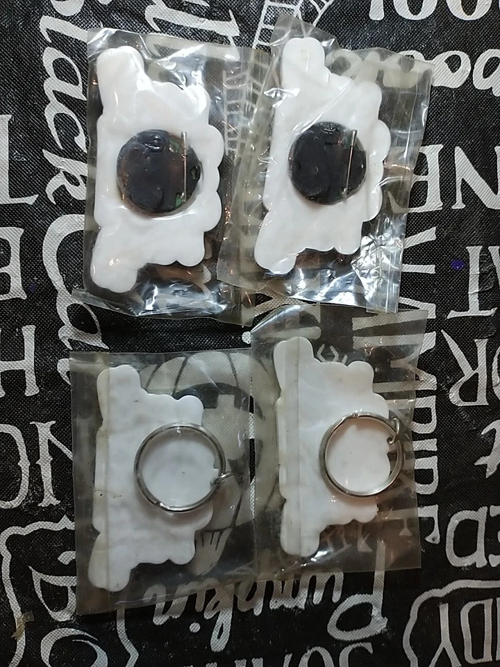 Rusty Wallace NASCAR Last Call Led Lite Racing Old Keychain Key Chain Ad Vintage - Image 2 of 2