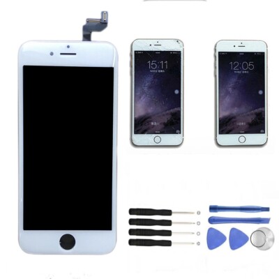 iPhone 6s Plus LCD White Replacement Screen Touch Digitizer Display Assembly US