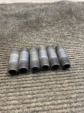 Lot of 6 Nipple Thread/Thread PVC Pipe 1/2" x 2-1/2"