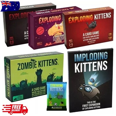 Exploding-Kittens Original Edition Card Games Party Game for Adults ...