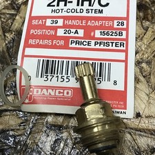NEW Stem For Price Pfister 2H-1H/C by Danco 15625B New Old Stock