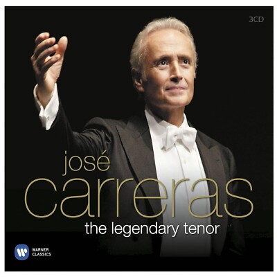 JOSE CARRERAS The Legendary Tenor Warner Classics 3 CD New Sealed