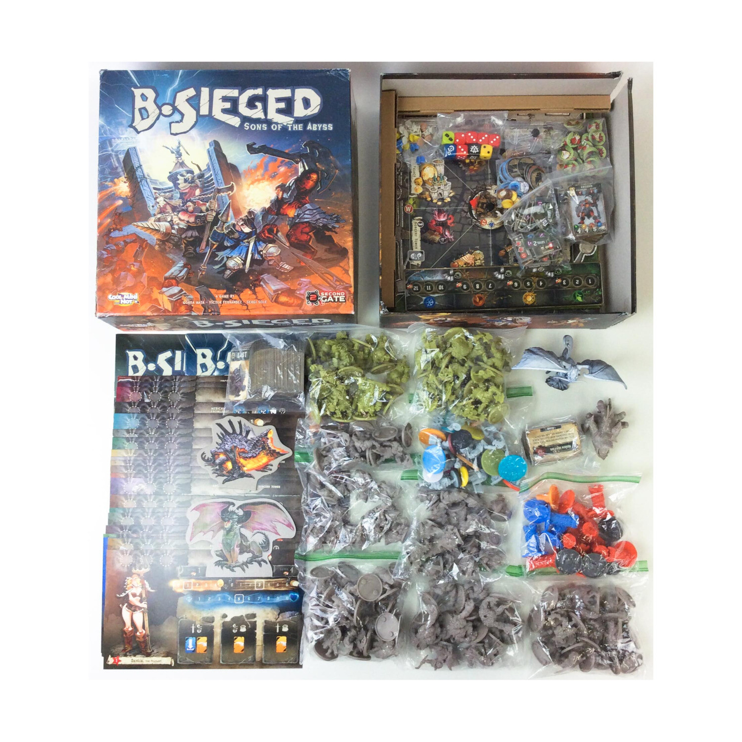 CMON Boardgame  B-Sieged Kickstarter Collection #3 - Base Game + 3 Expans Fair