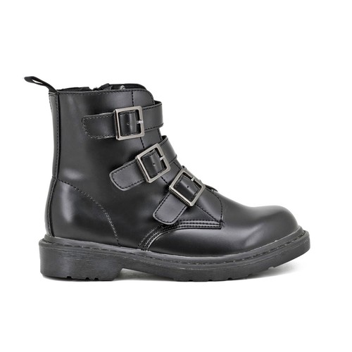 Queen Helena Stivaletti donna stivali scarpe anfibi Comodi Casual Classici  nero | eBay