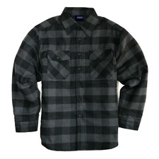 MEN'S QUILTED BRAWNY FLANNEL SHIRTS