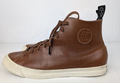 PF FLYERS X TODD SNYDER Rambler Hi Brown Leather Sneakers Men Sz 11 Casual