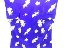 7682885: JAPANESE KIMONO / ANTIQUE KIMONO / KIKU