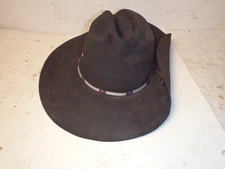 Stetson XXXX John B 4X Beaver Aztex Cowboy Hats Black 7-1/8