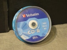 Verbatim 25pk Spindle CD-R 700MB 52X Recordable Discs - New