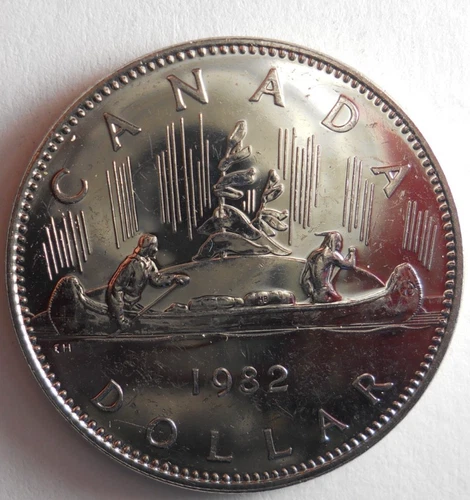 1982 CANADA DOLLAR - AU/UNC PROOF LIKE Coin - Lot M10