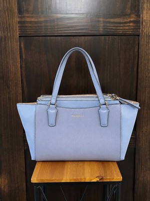 Fiorelli Light Blue Medium Satchel Top Handle Zip, Pockets