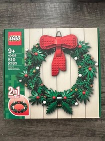 New Lot of 3 Lego Christmas Sets 40125 40254 and 40426 Santa Nutcracker Wreath