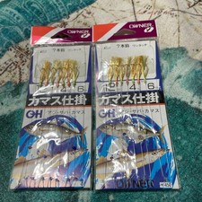 OWNER Gold Fishing Hook Set 12号 7 Hooks for Tackle, Fishing Accessories
