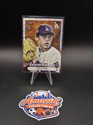 2025 Topps Bowman's Best Showpieces Mini Diamond SP Roki Sasaki Rookie #BS-14