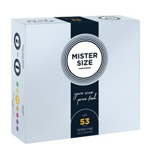 Mister Size Prezerwatywy dopasowane do rozmiaru 53mm, 36 sztuk