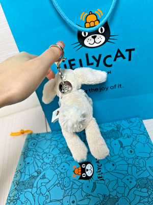 Jellycat Smudge Rabbit Bag Charm - Cute Keychain | eBay