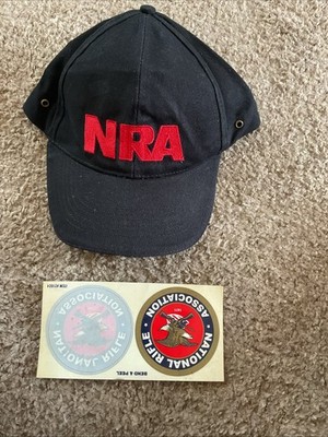 New NRA National Rifle Association Stand & Fight Cap & 2 Vinyl  3'' Decals #21024