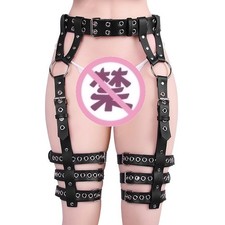 Womens Thigh Harness Punk Garter Belt Bondage Restraint BDSM Lingerie Underwear