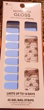 NEW Dashing Diva Gloss - Ultra Shine Gel Nail Strips - GS419 Nick of Thyme Blue