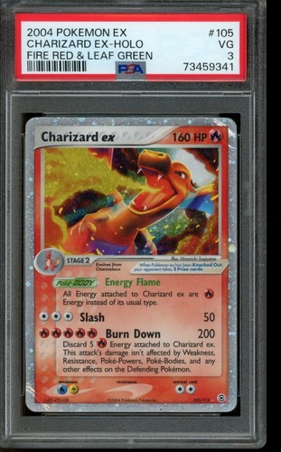 Charizard ex graded PSA 3 for sale on eBay