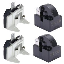 Compressor Start Relay 4.7 Ohm 1-Pin PTC Overload Kit Replacement for Mini...