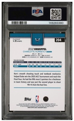 2025-26 Topps - Kon Knueppel #204 (RC) Psa 10 | eBay
