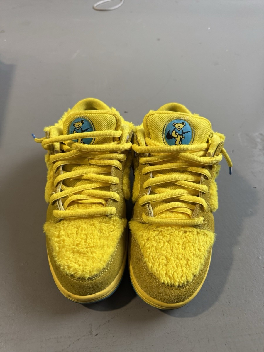 Nike SB Dunk Low Grateful Dead Bears Opti Yellow (Used/Damanged