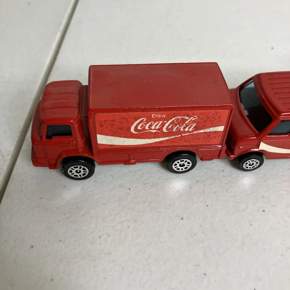 Corgi Juniors Junkyard lot Coke Van Box Truck Double Decker - Image 2 of 4