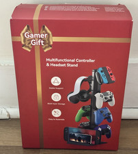 Multilayer Controller Headset Stand Black for PS5 PS4 Switch Xbox One/Series